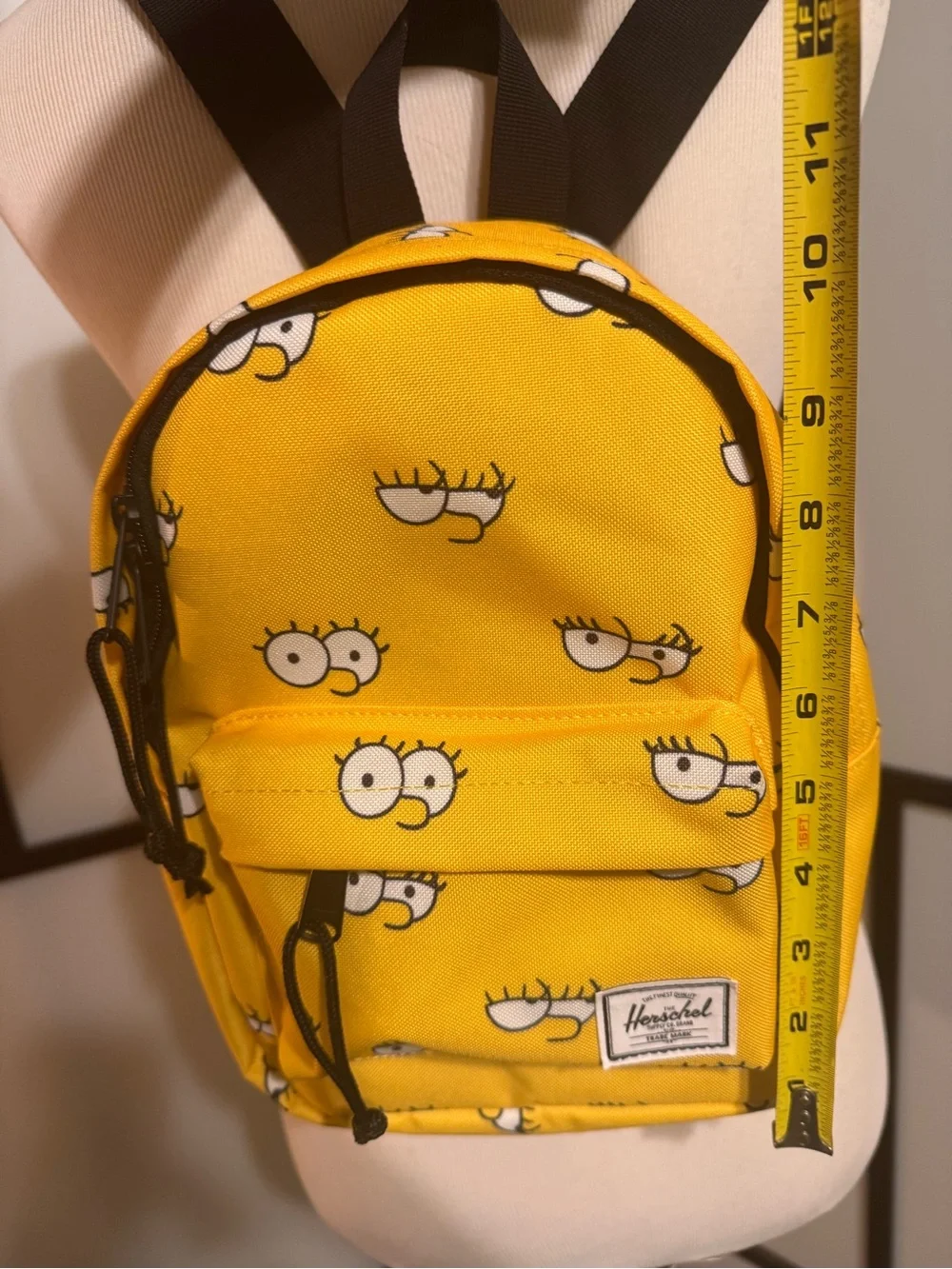 Herschel x The Simpsons Classic Lisa Simpson Yellow Mini Backpack - Never used.